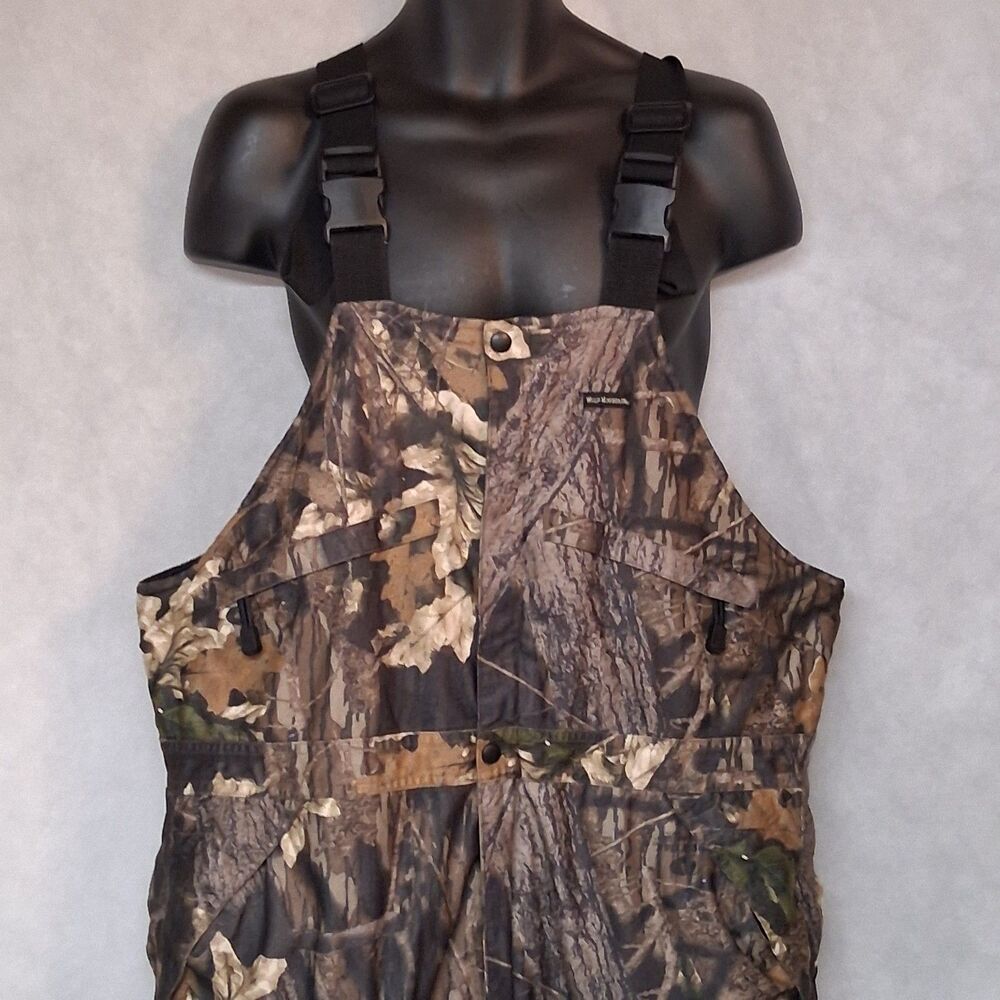 Wolf Mountain by Key Camo Insulated Bib Overalls Men's 2XL Hunting Wear